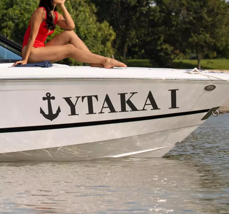 해상 스티커 앵커 드로잉이라는 이름앵커 드로잉이라는 이름을 한국어로 번역합니다. 앵커 그림 - TenStickers