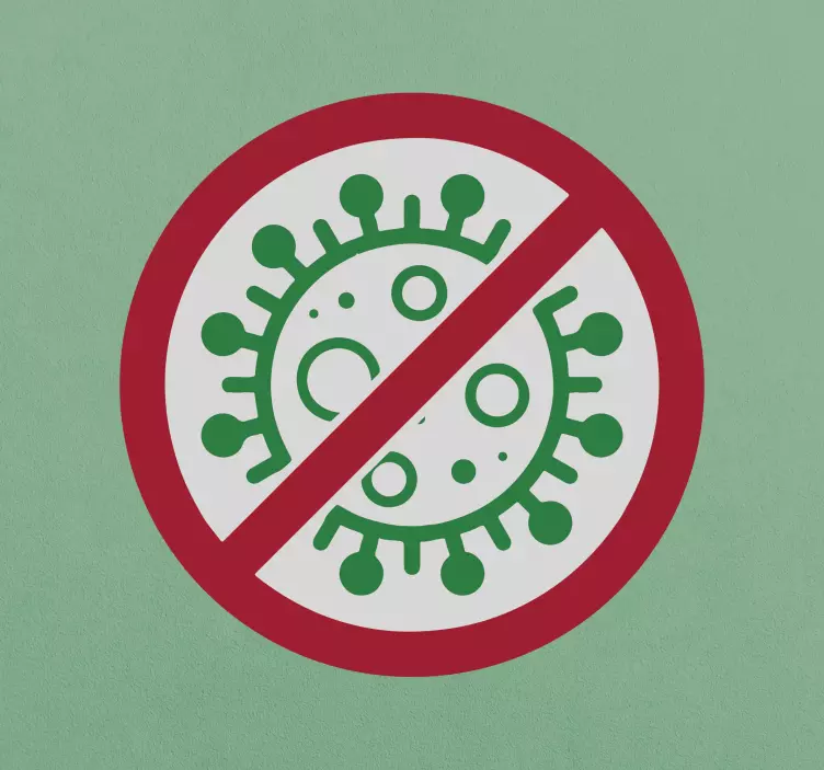 코 비드 비닐 사인 스티커 없음 - TenStickers