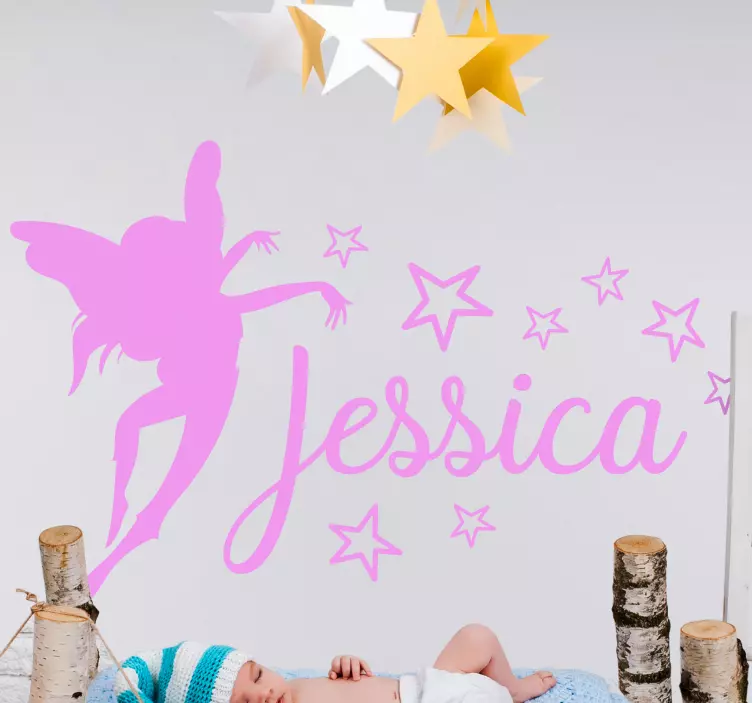 북유럽 요정 이름 맞춤 요정 데칼 - TenStickers