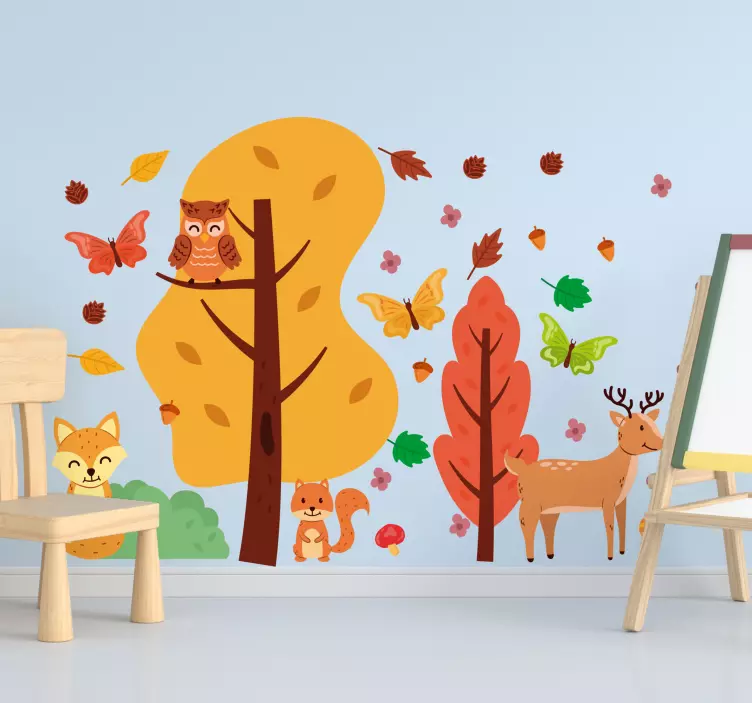 북유럽 스타일의 어린이 데칼 - TenStickers