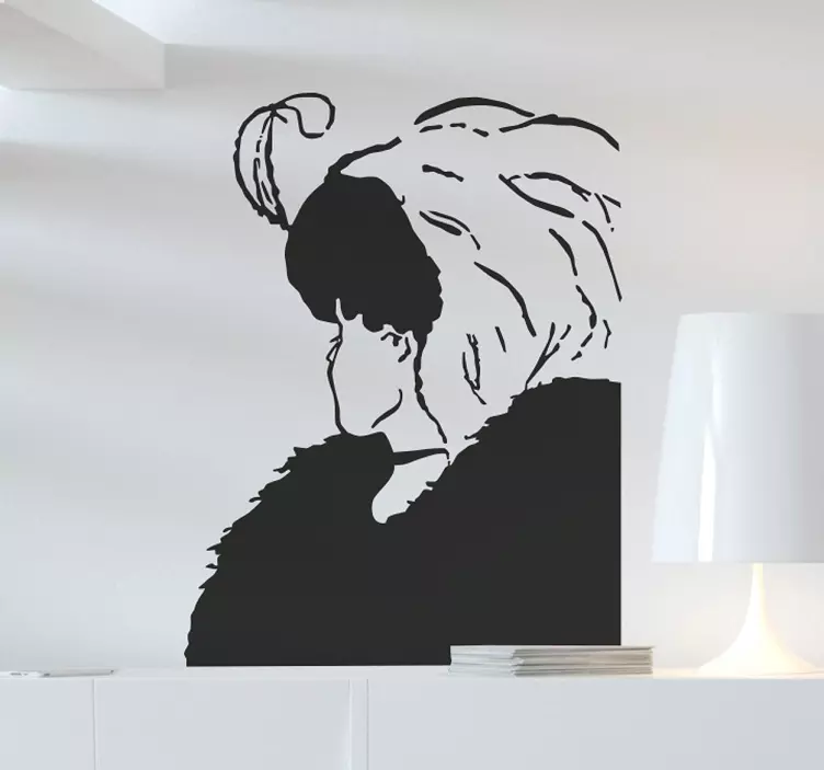 오래되거나 젊은 여자 벽 스티커 - TenStickers