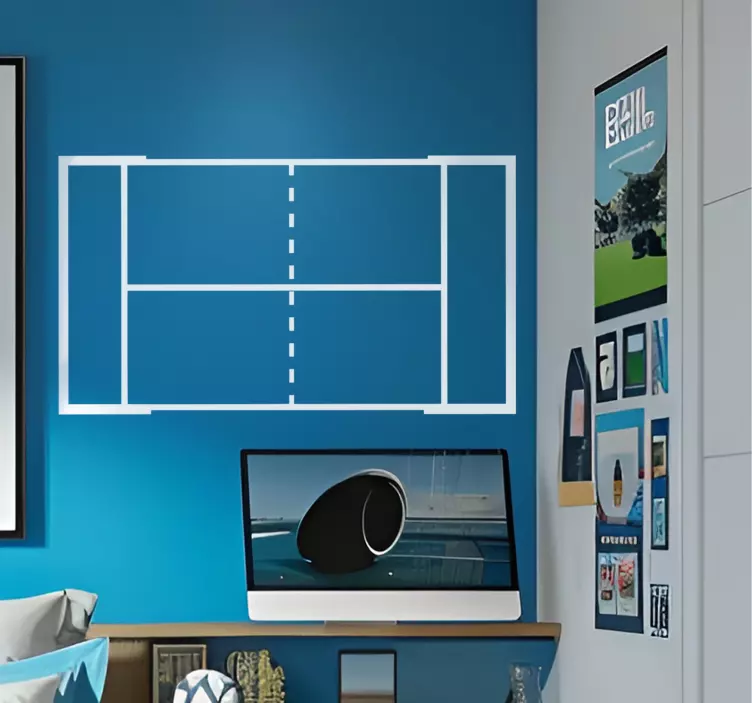 스티커 스티커 기타 스포츠 패들 코트 - TenStickers