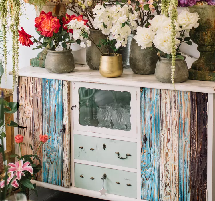 그려진 나무 거실 벽 장식 - TenStickers