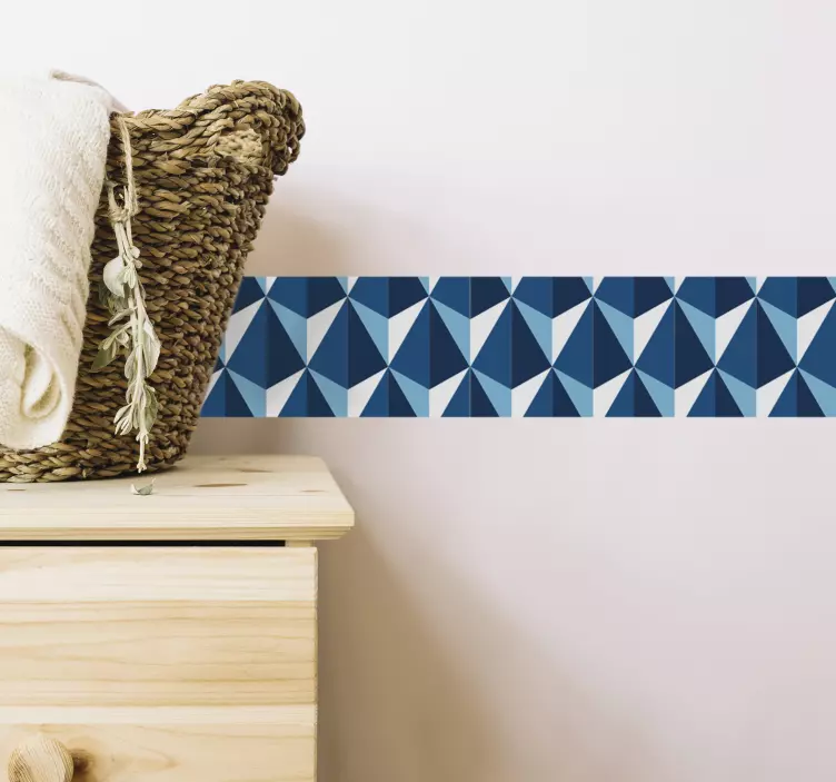 팬톤 벽 테두리 스티커 - TenStickers