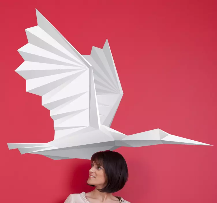 종이 새 벽 스티커 - TenStickers