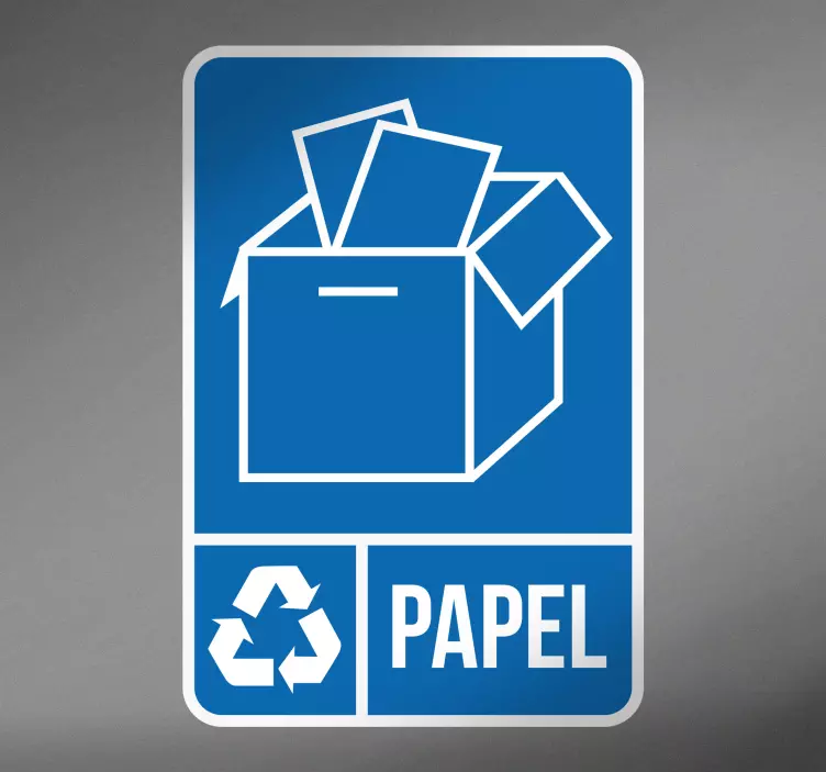 종이 재활용 이모티콘 스티커 - TenStickers