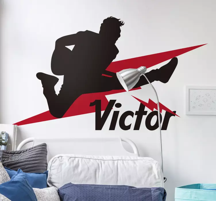 개인화 된 기타 연주자 락 스티커 - TenStickers