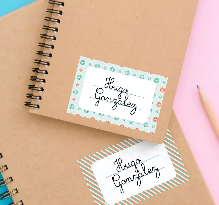 아이를위한 개인화 된 이름 스티커 - TenStickers