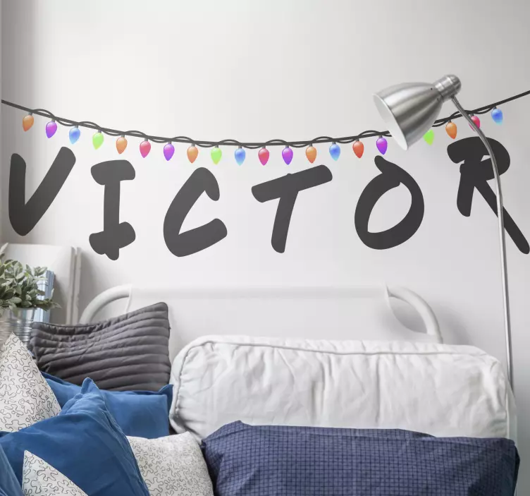 개인화 된 낯선 것들 벽 스티커 - TenStickers