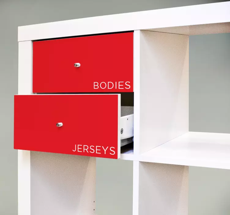 개인화 된 kallax 그리기 라벨 스티커 - TenStickers