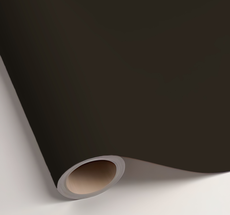 일반 컬러 비닐 시트 매트 다크 브라운 - TenStickers