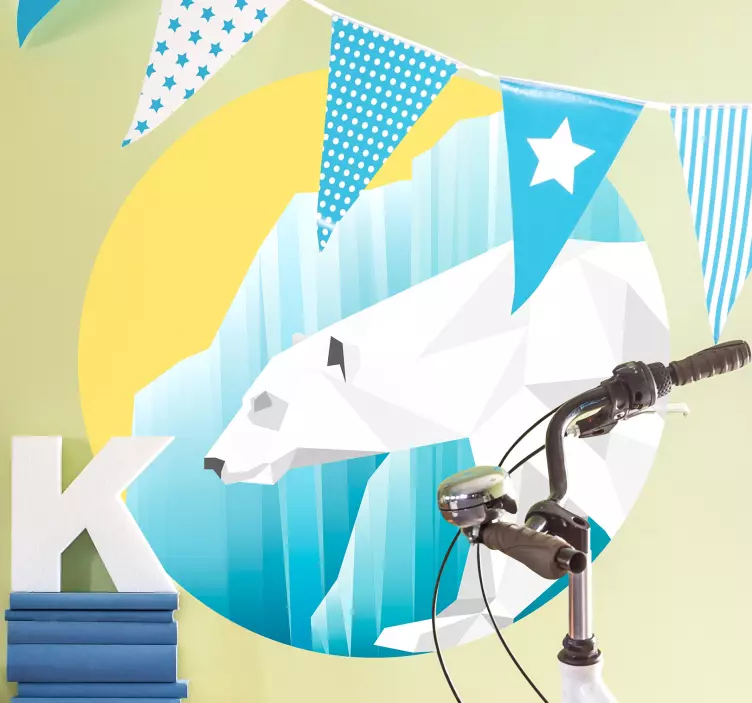 북극곰 야생 동물 데칼 - TenStickers