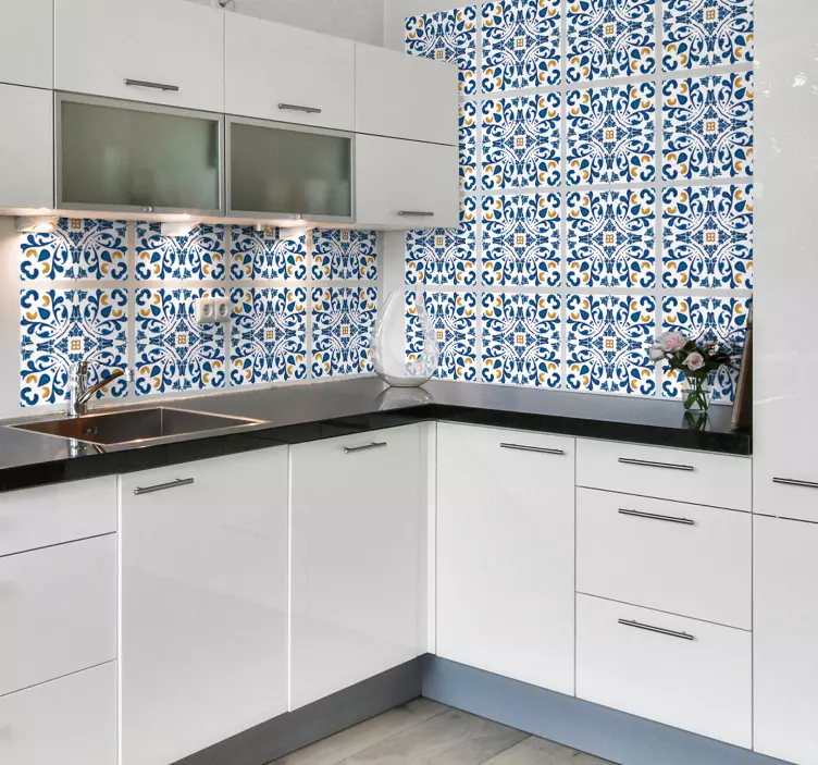 포르투갈어 선조 타일 스티커 - TenStickers