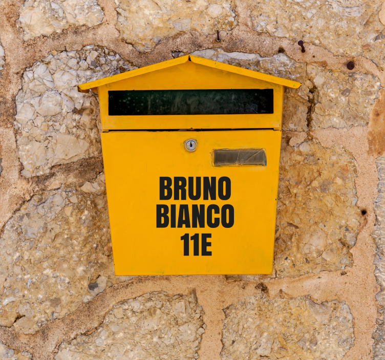 레터박스 스티커 1인치 우편함 편지 - TenStickers