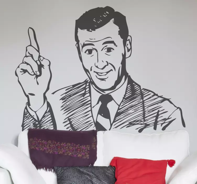 개업의 레트로 데칼 - TenStickers