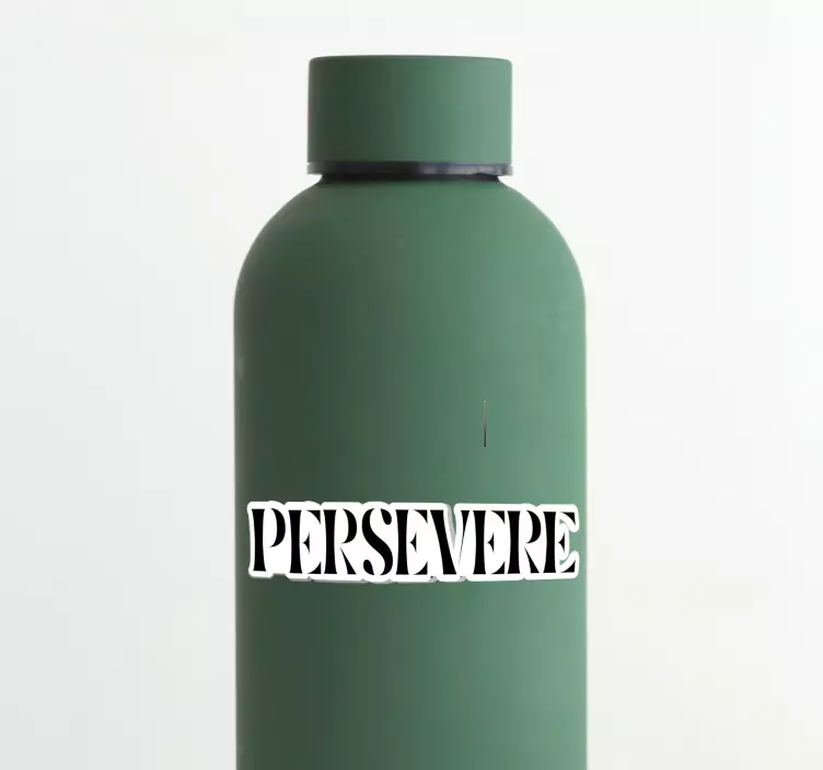 Presevere 영감 따옴표 스티커 - TenStickers