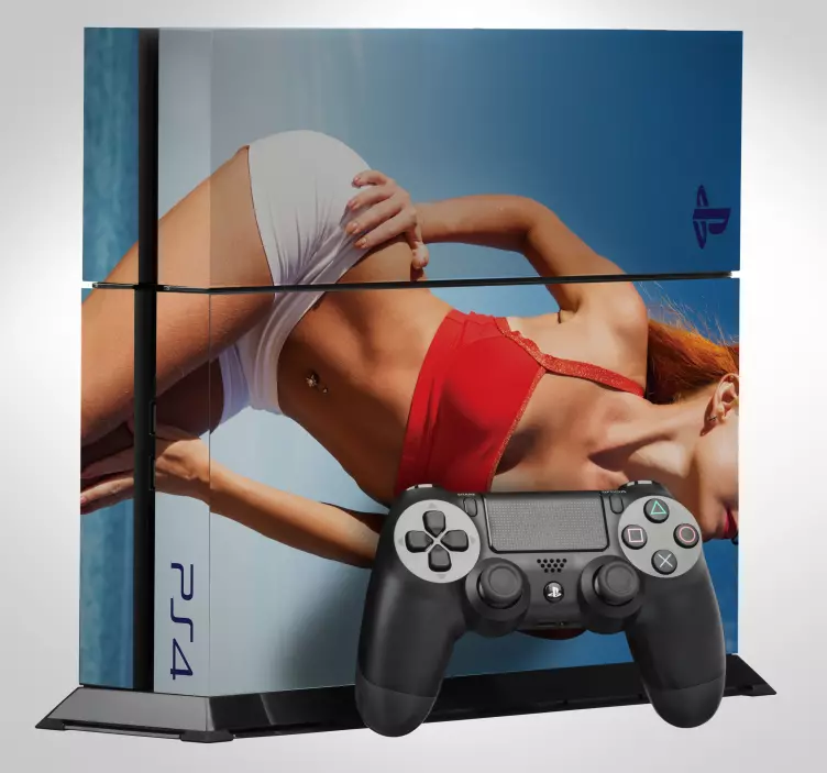 Ps4 sexy girl ps4 비닐 피부 - TenStickers