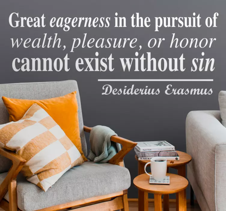 벽 스티커를 인용하다 생각을 자극하는 동기 부여 문구 - TenStickers