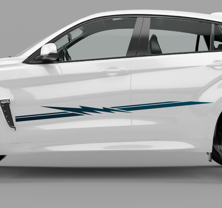 자동차 스티커 레이스 스트라이프 - TenStickers