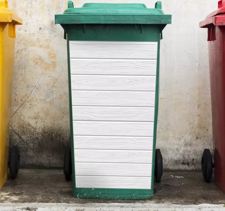 용기 접착제 나무 효과 패널 - TenStickers