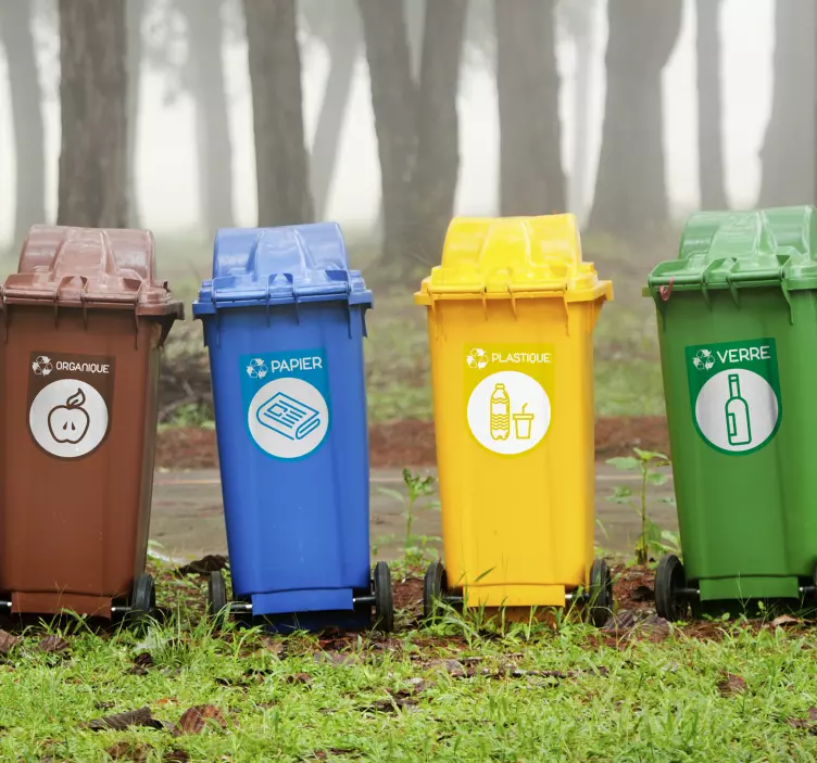 비닐 기호를 재활용 - TenStickers