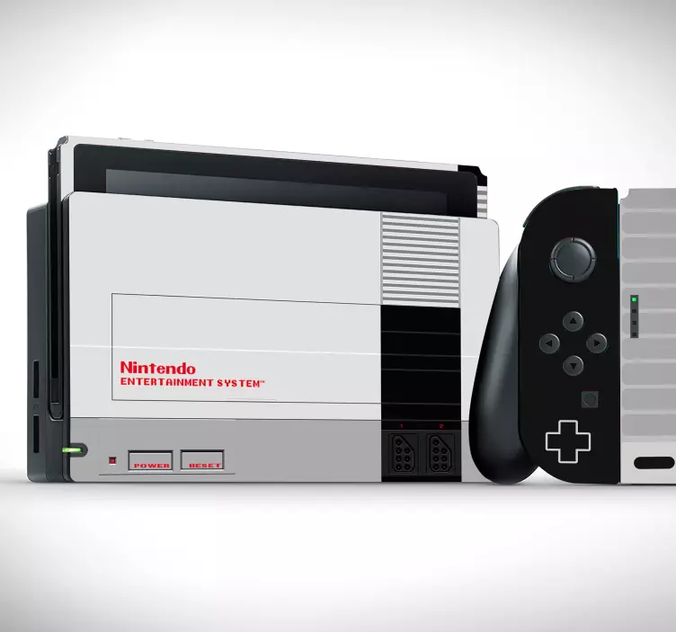 레트로 네스 닌텐도 비닐 데칼 - TenStickers