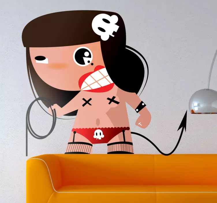 가학 만화 스티커 - TenStickers