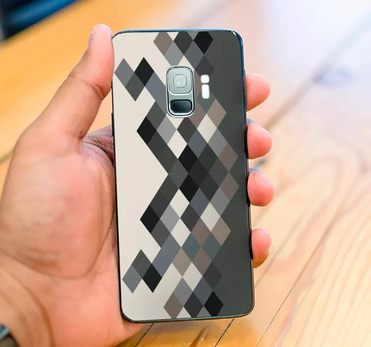 삼성 비닐 접착제 다이아몬드 패턴 - TenStickers