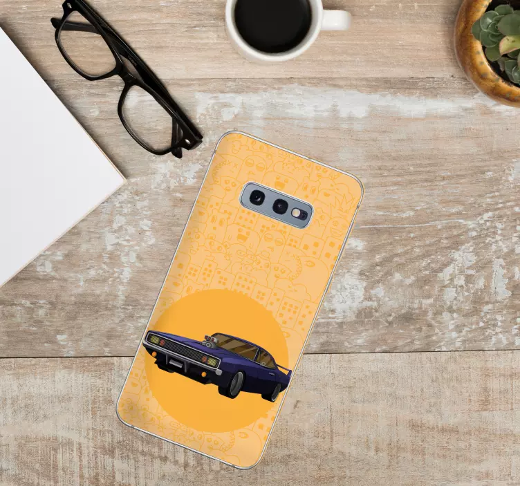 삼성 비닐 접착제 생생한 클래식 자동차 - TenStickers