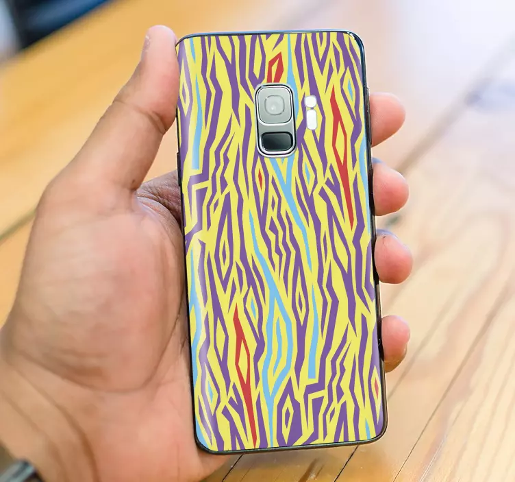 삼성 비닐 접착제 생동감 있는 패턴 - TenStickers