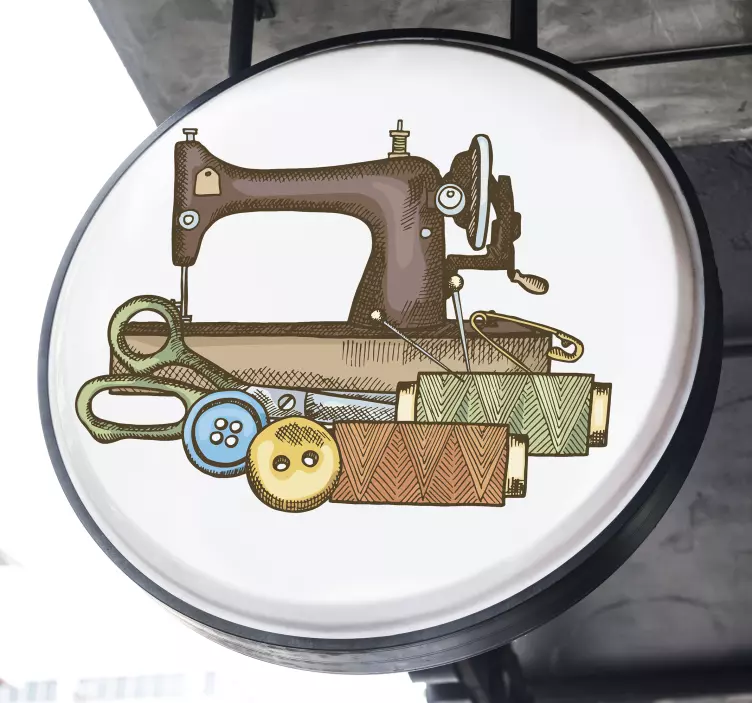 재 봉 키트 벽 예술 스티커 - TenStickers