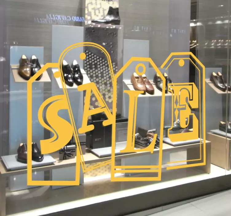 가게 창 판매 스티커 - TenStickers