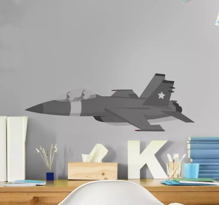 소련 전투기 비행기 그림 데칼 - TenStickers