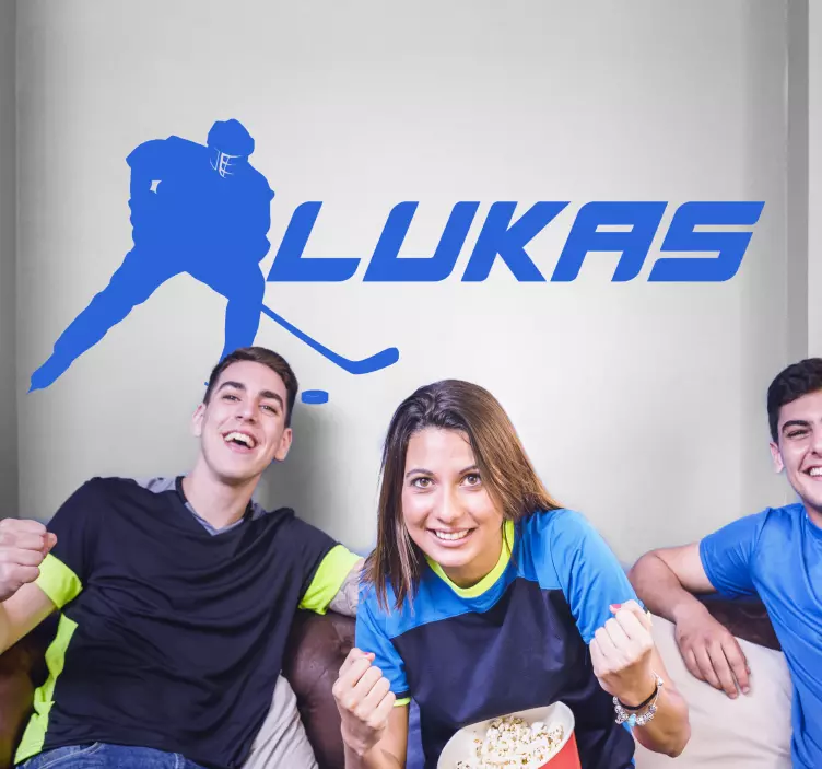 스포츠 벽 스티커 맞춤형 하키 영감 - TenStickers