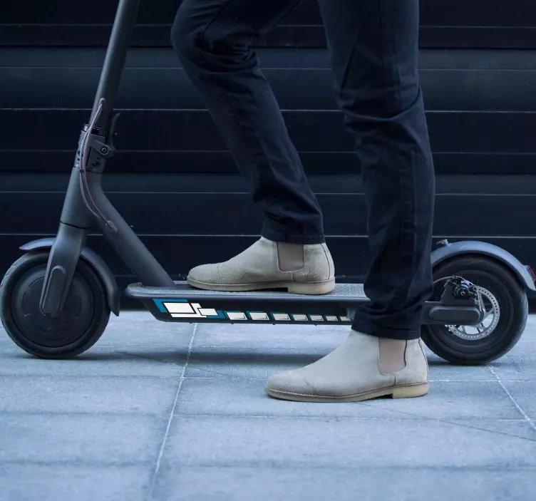 스쿠터용 접착제 패티네트 쿼드라도 - TenStickers