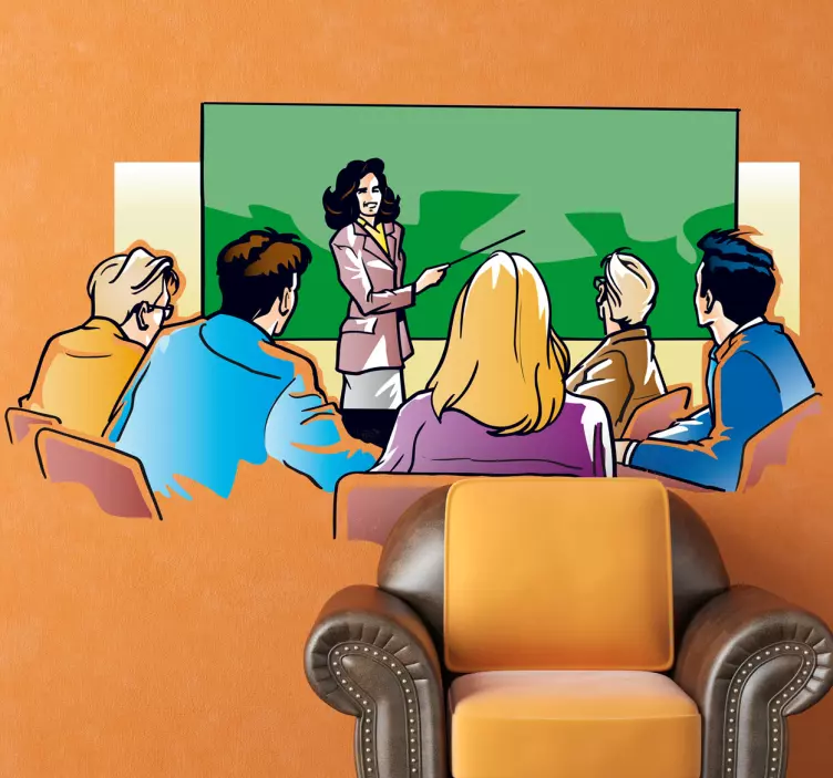 강의주는 선생님 스티커 - TenStickers