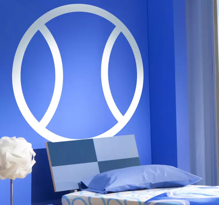 테니스 공 스티커 - TenStickers