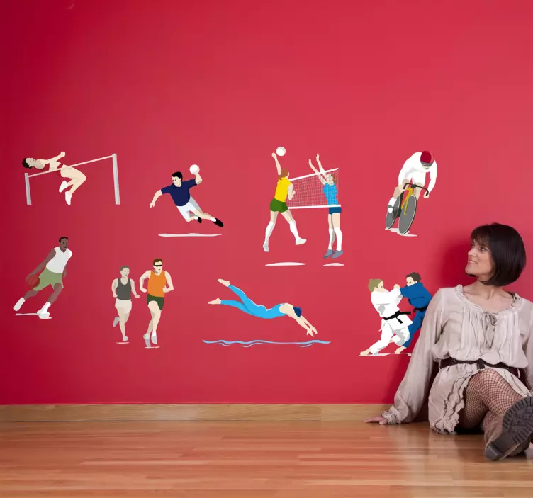 올림픽 장식 스티커 - TenStickers