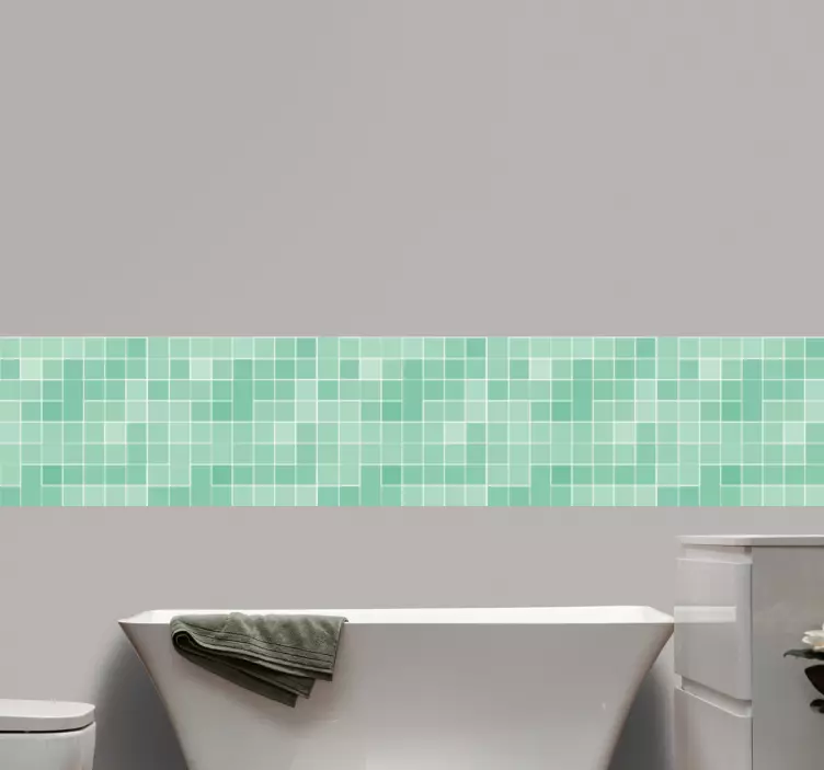 타일 스티커 모자이크 스타일 패턴 - TenStickers