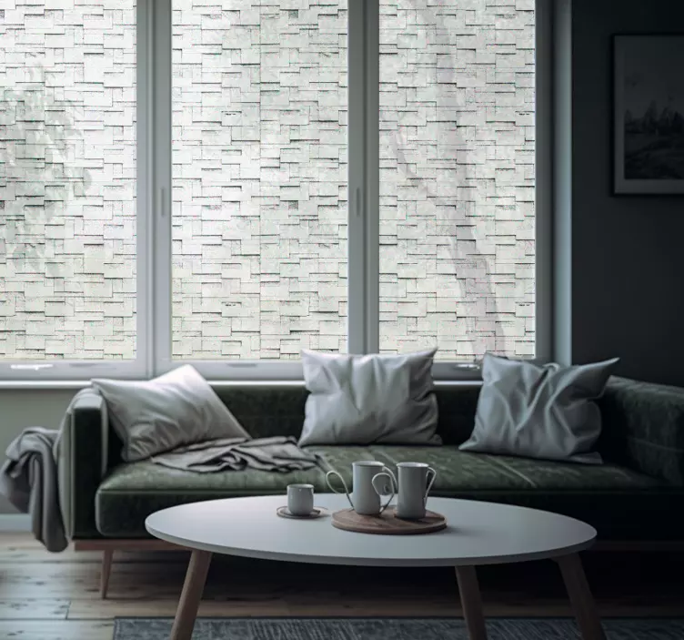 창 스티커 투명한 텍스처 - TenStickers