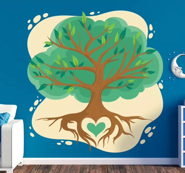 생명의 나무 사랑 나무 벽 스티커 - TenStickers