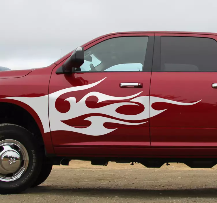 부족 패턴 자동차 비닐 스티커 - TenStickers