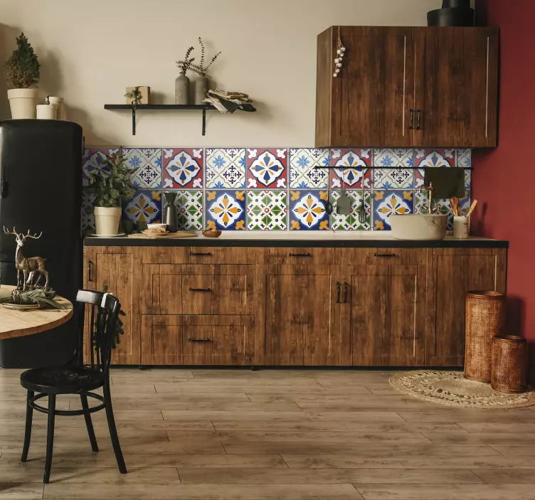 전형적인 포르투갈 타일 스티커 - TenStickers