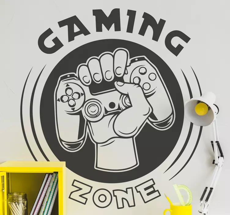 비디오 게임 벽 스티커 게임 컨트롤러 엠블럼 - TenStickers