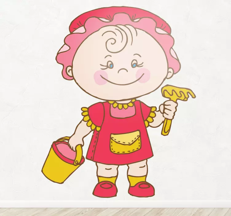 비닐 비치 베이비 - TenStickers