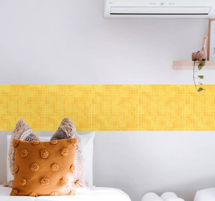 국경 벽 스티커 모자이크 패턴 오버레이 - TenStickers