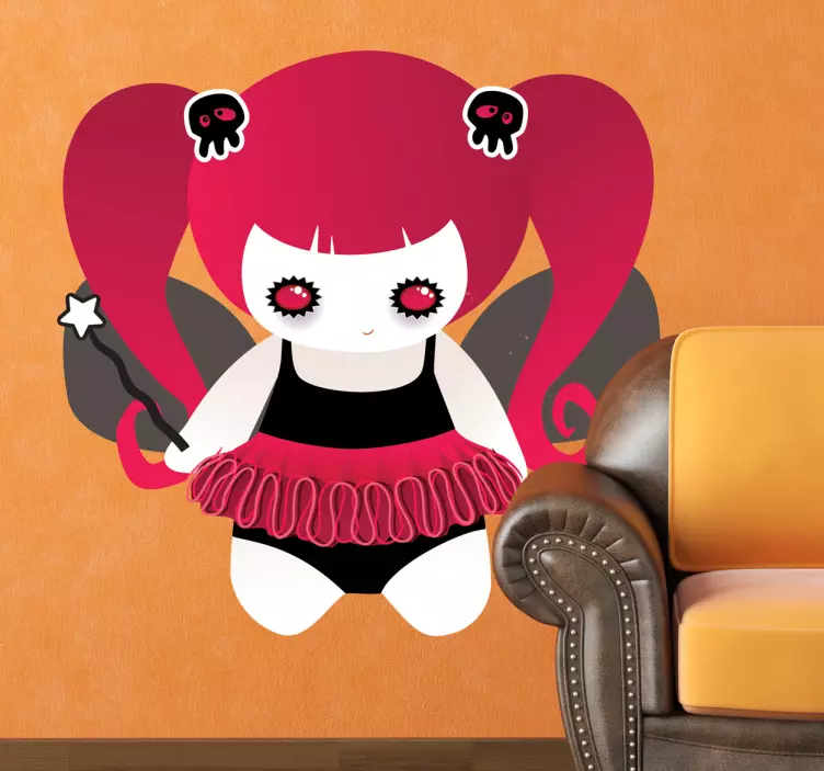 어린이를위한 벽 스티커 귀여운 요정 캐릭터 - TenStickers