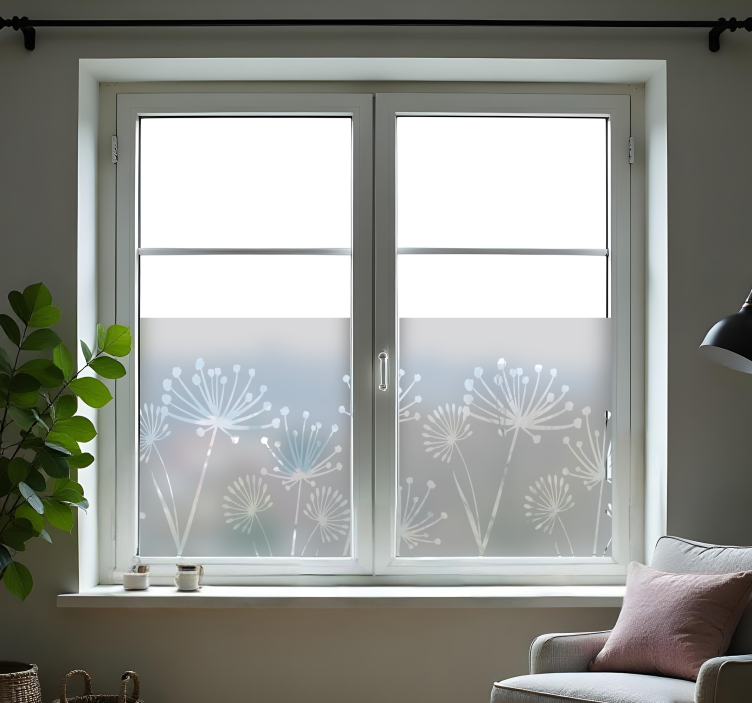 창 스티커 민들레 - TenStickers