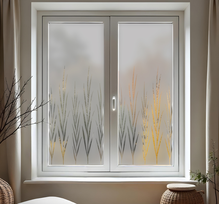 창 스티커 수직 식물용 - TenStickers