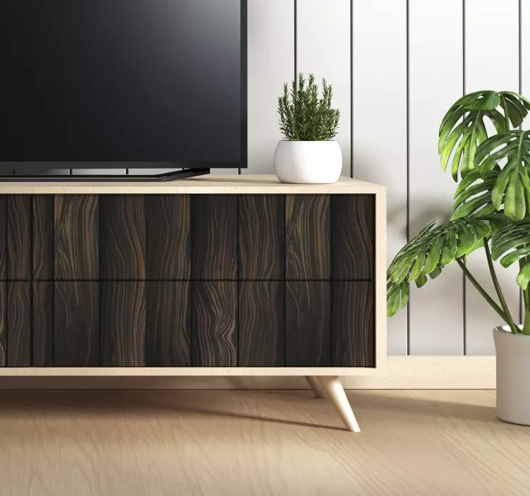 나무 시트 가구 스티커 - TenStickers